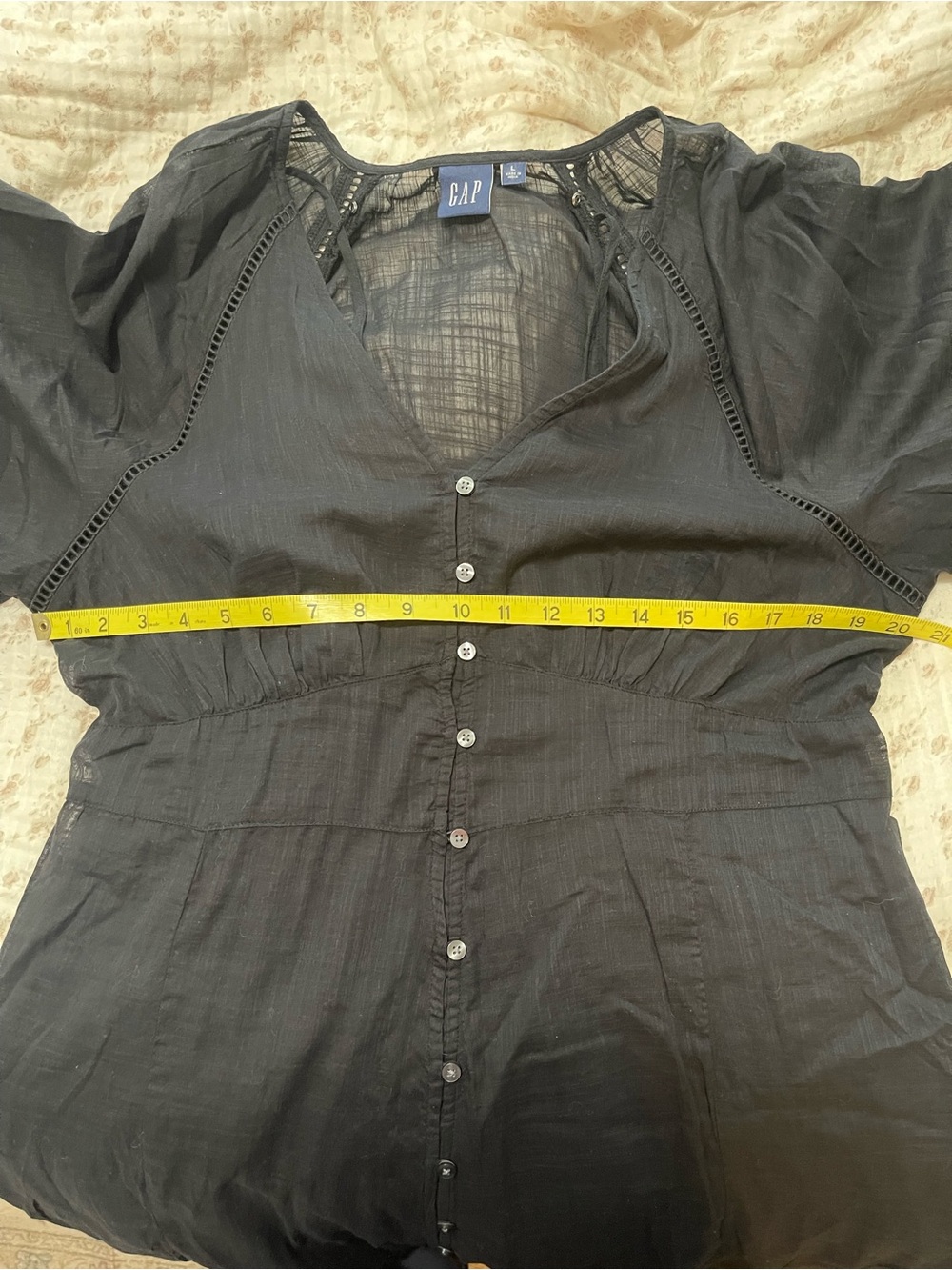 Gap Lace-Trim Midi Dress - Picture 6 of 7